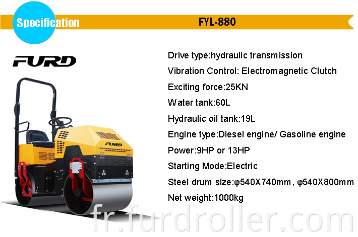 Mini Vibratory Road Roller Machine